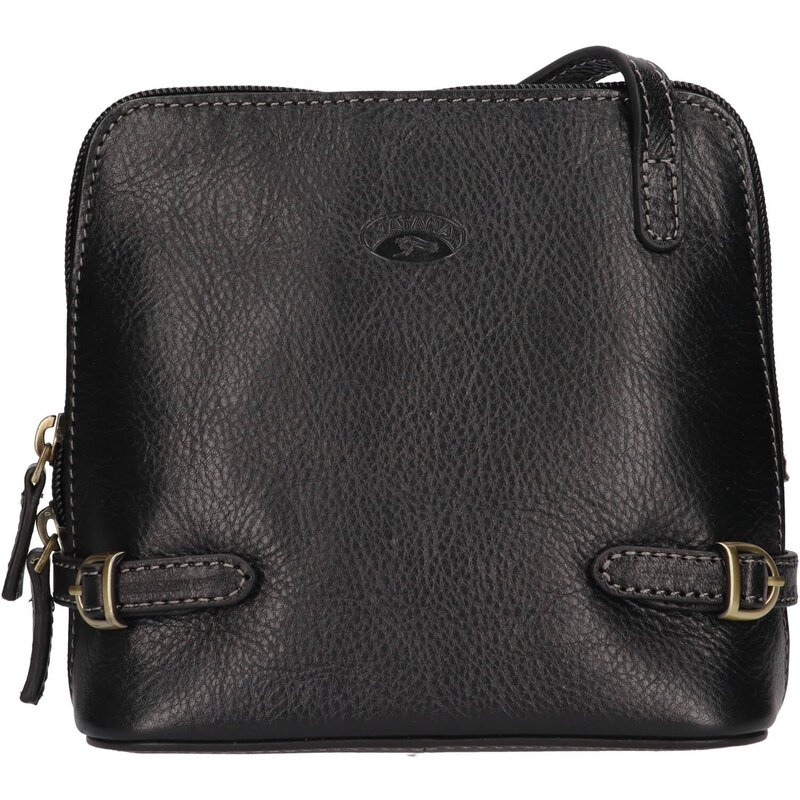 Kožená dámska crosbody kabelka Katana Essi - čierna 65912352