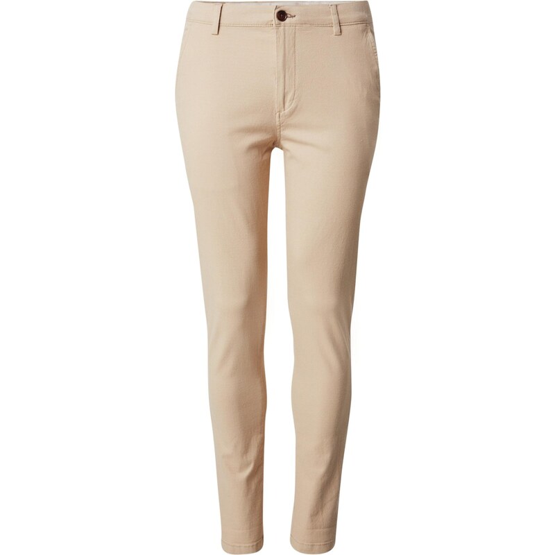 JACK & JONES Chino nohavice JJMarco krémová / čierna 34441218