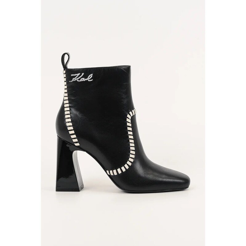 Kožené členkové topánky Karl Lagerfeld ASTRA NOVA 64570253