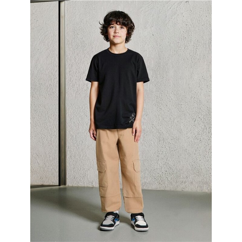 Sinsay - Teplákové joggery - béžová 65754065