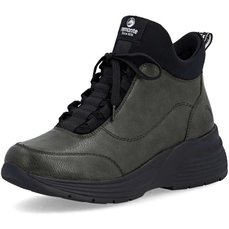 RIEKER Dámska členková obuv REMONTE D6679-52 zelená W5 64570782