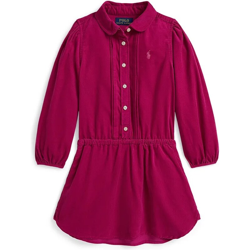 Dievčenské bavlnené šaty Polo Ralph Lauren 64578911