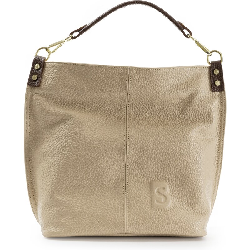 SARA BURGLAR Asia Beige shopper kabelka 64570994