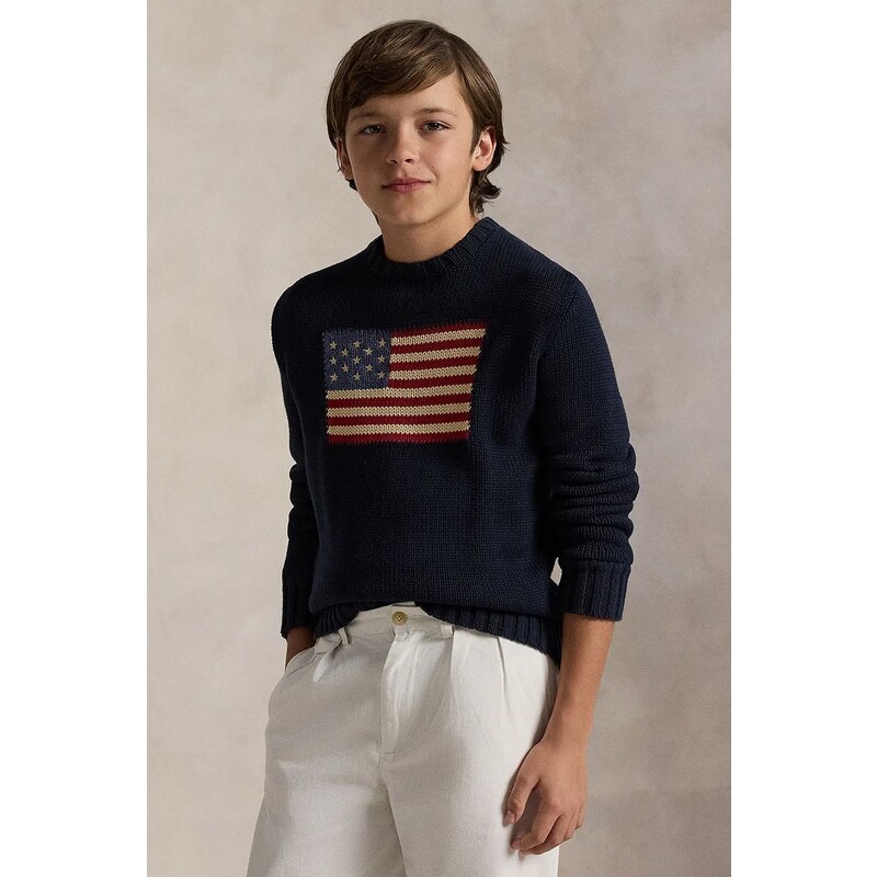 Detský bavlnený sveter Polo Ralph Lauren 63899844