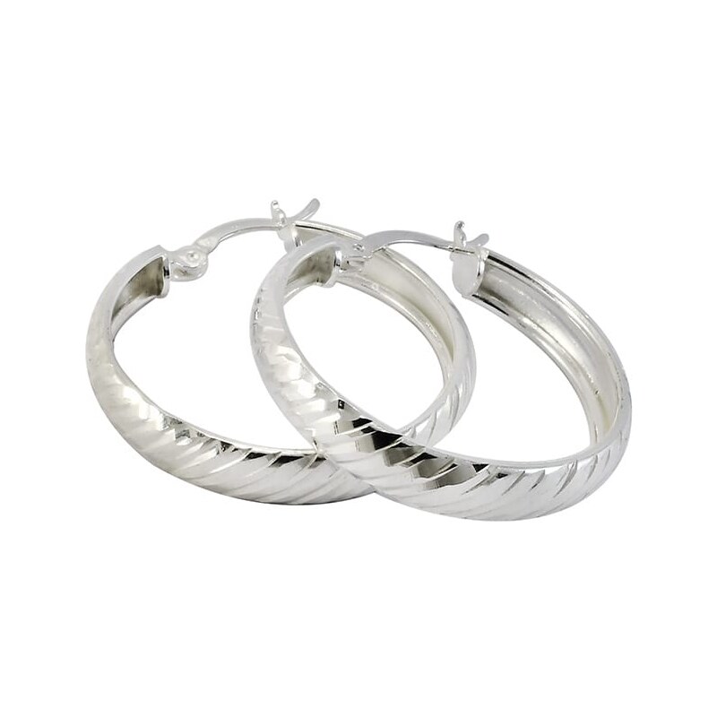 Strieborné náušnice Glare 874 64571152