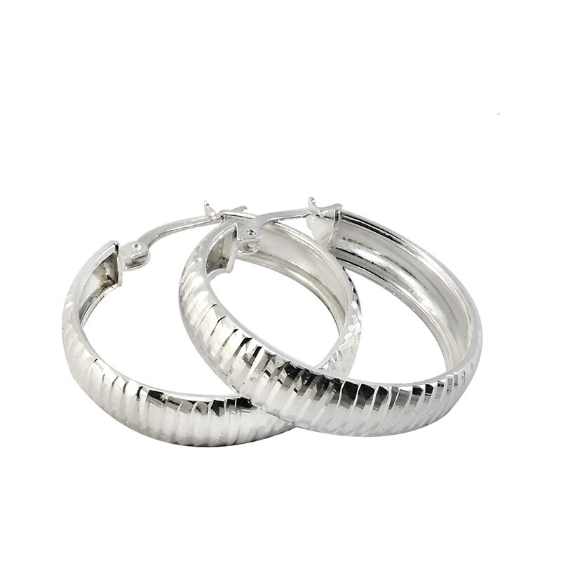 Strieborné náušnice Glare 878 64571157