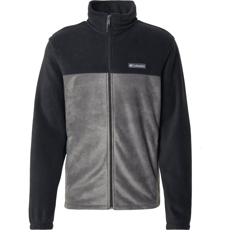 COLUMBIA Funkčná flisová bunda Steens Mountain sivá / čierna 42167783