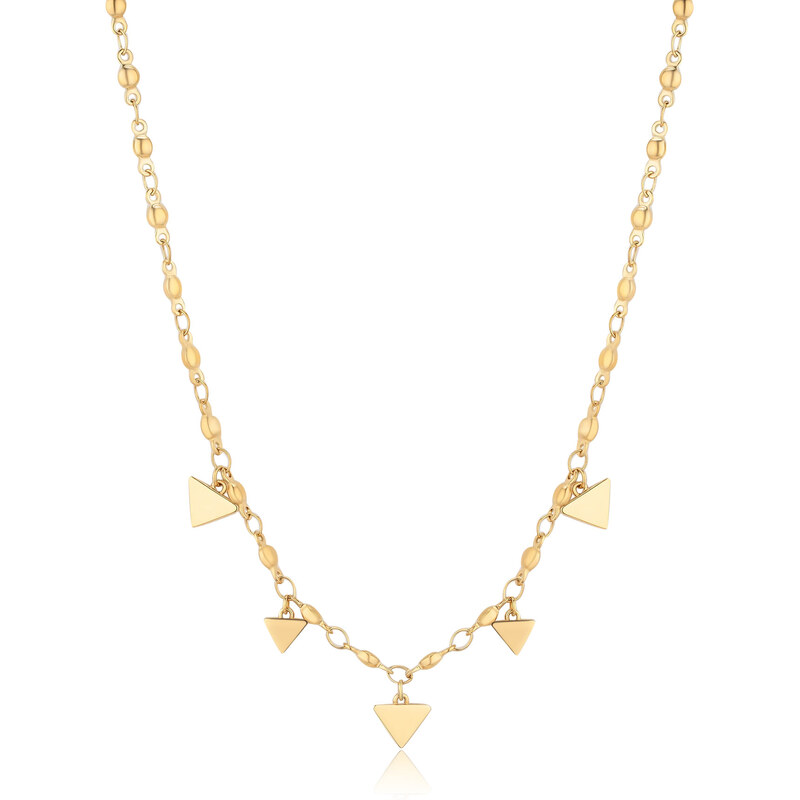 SAgapõ Pozlátený oceľový náhrdelník s príveskami Elysium SUM04 66590433