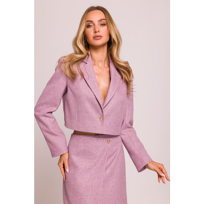 MOE Krátke sako | fialová M853 64572705