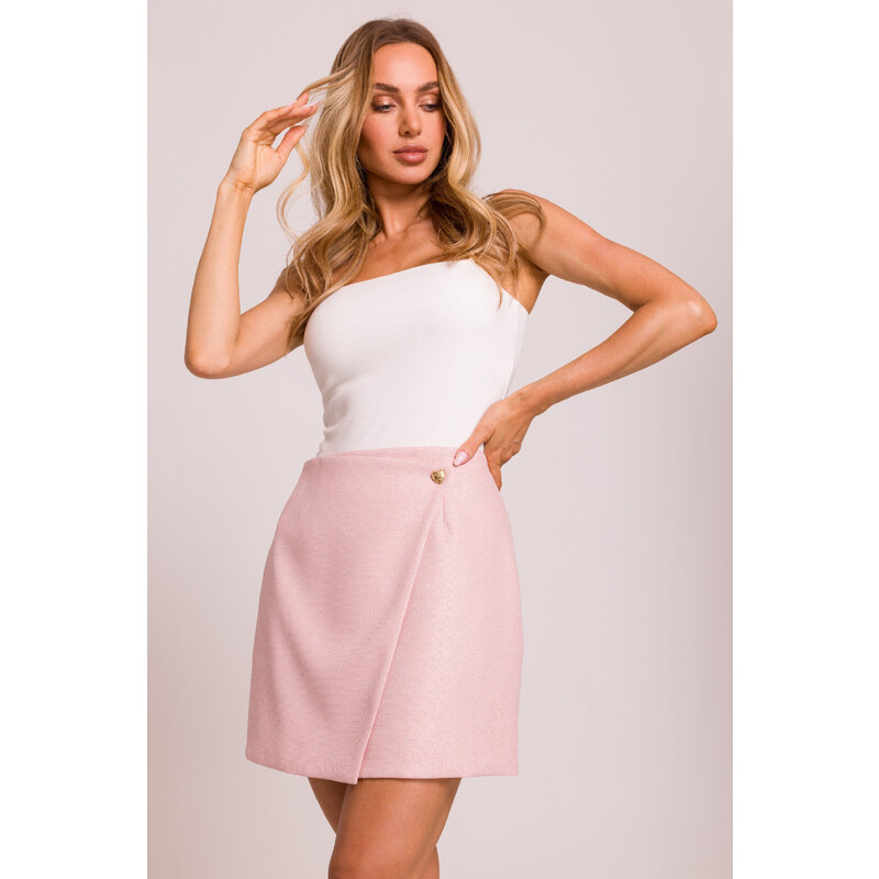 MOE Mini trapézová sukňa | peach M854 64572707