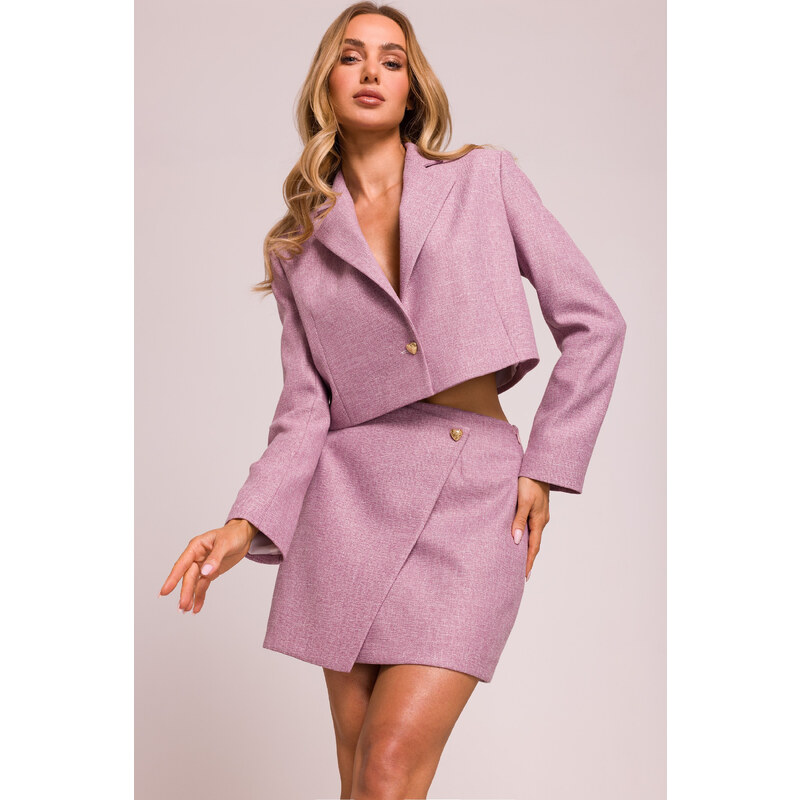 MOE Mini trapézová sukňa | marsala M854 64572709