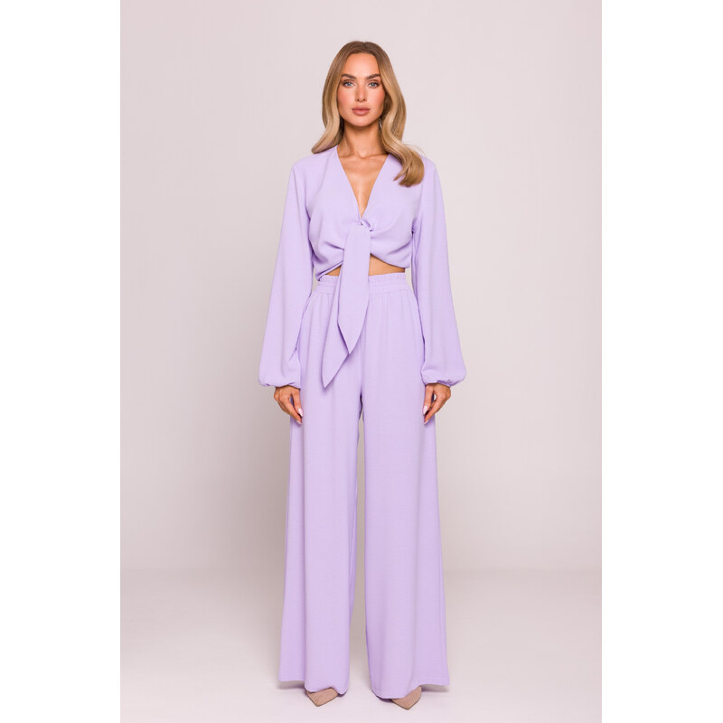 MOE Dámske letné nohavice | fialová M862 64572730