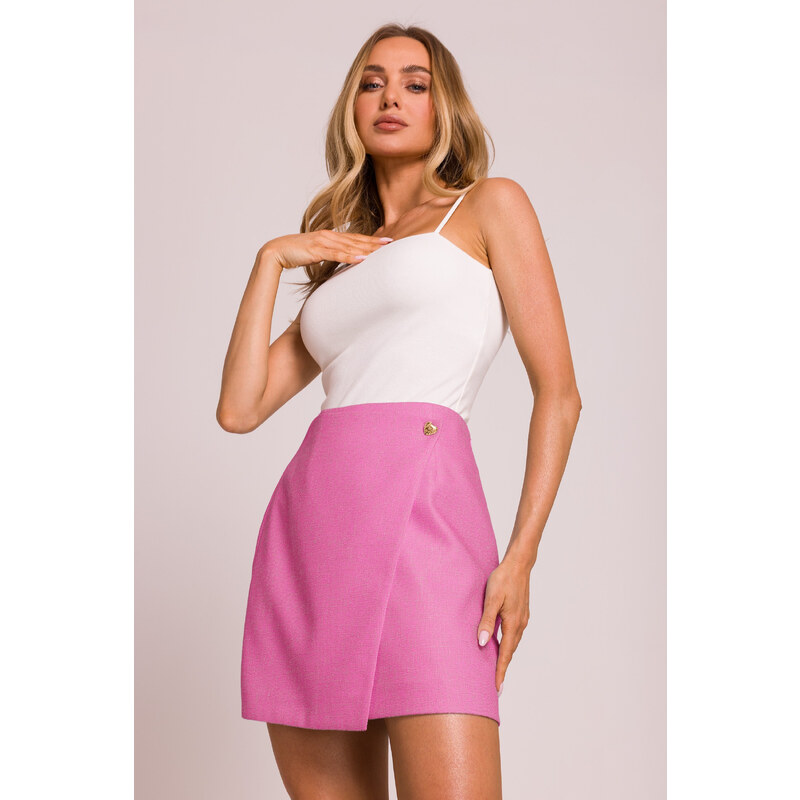MOE Mini trapézová sukňa | fuchsia M854 64572740