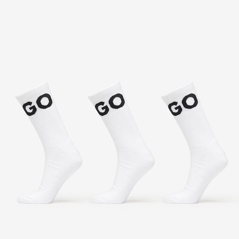 Ponožky Hugo Boss Men-H-3-Pack Qs Iconic Cc White 39-42 64589242