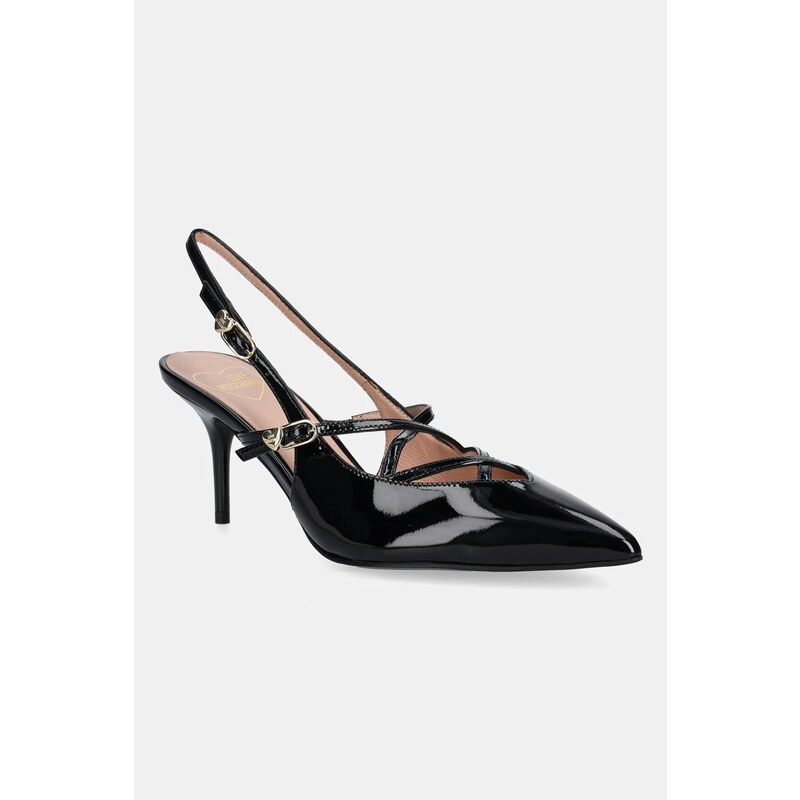 Kožené lodičky Love Moschino 64590491