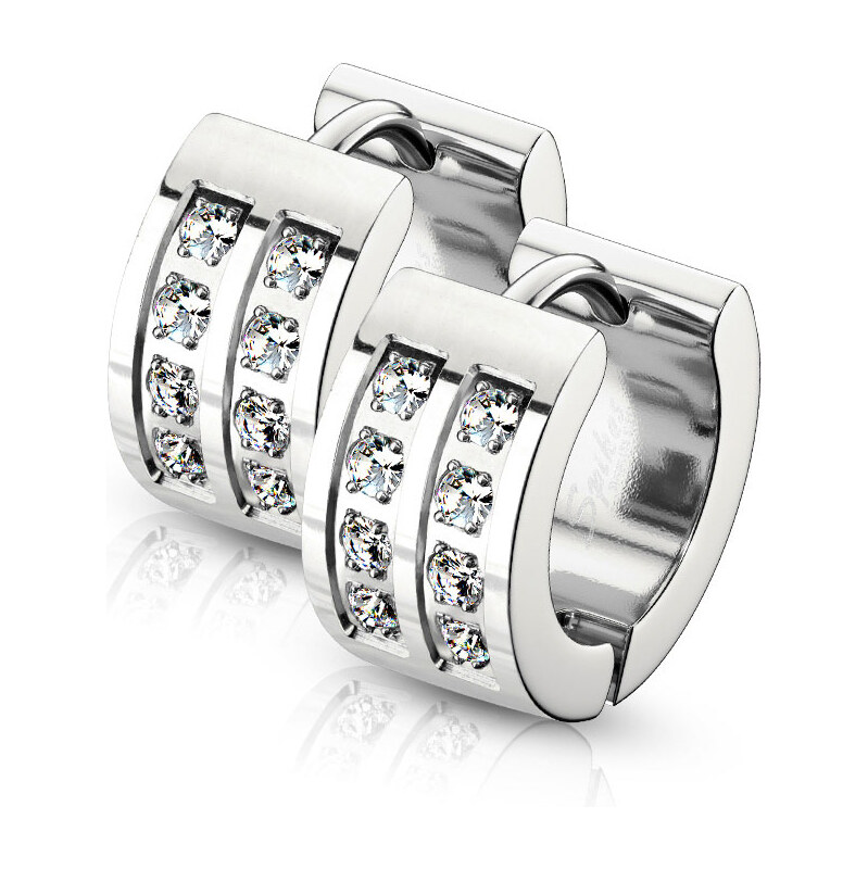 Dámske náušnice z chirurgickej ocele ALLEGRA 64587790