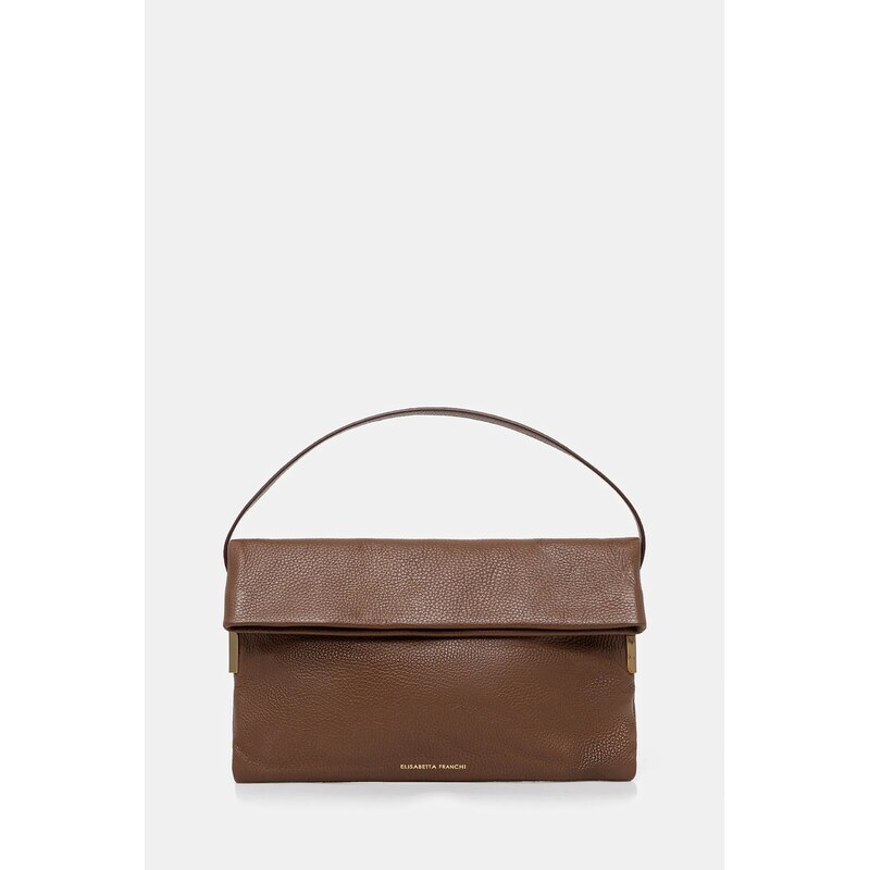 Kožená kabelka Elisabetta Franchi 64590476