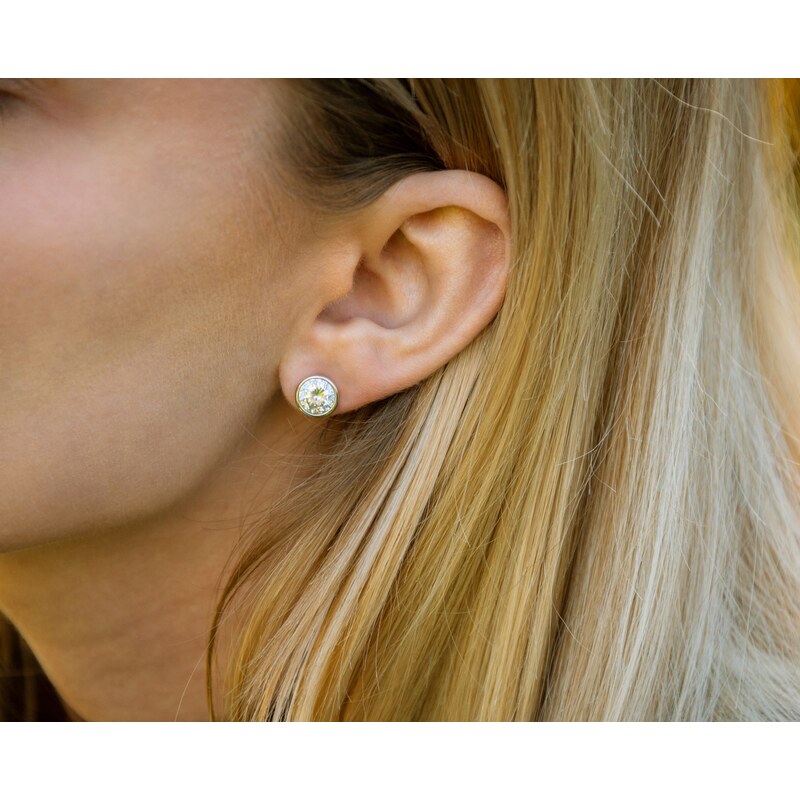 Agato Elegantné strieborné náušnice kôstky AGT-E057PW 0,7 cm 66579818