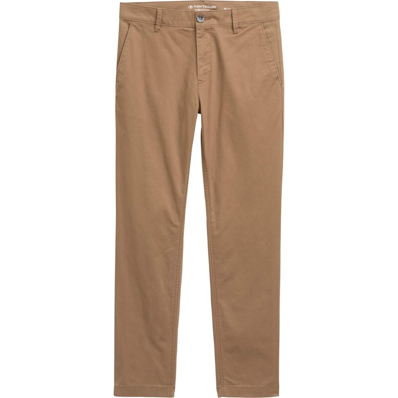 TOM TAILOR Chino nohavice kapučíno 64590565