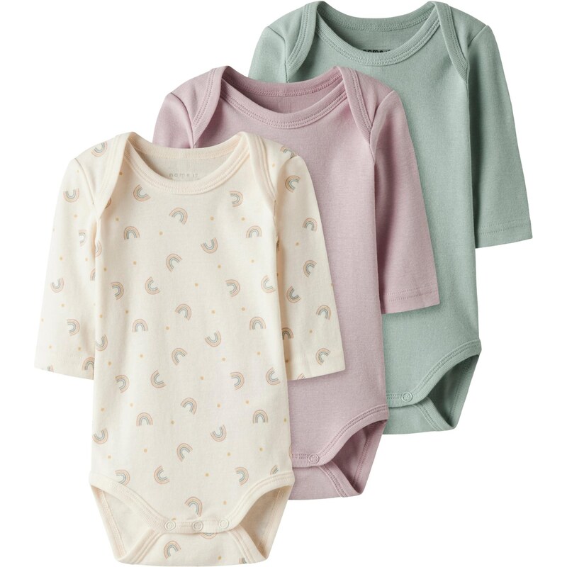 NAME IT Body nebielená / horčicová / trstinová / staroružová 65657667