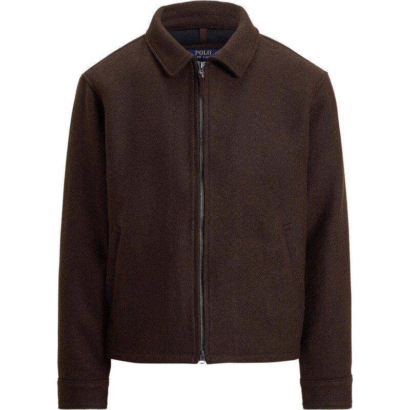 Polo Ralph Lauren Prechodná bunda HERITAGE tmavohnedá 65206994
