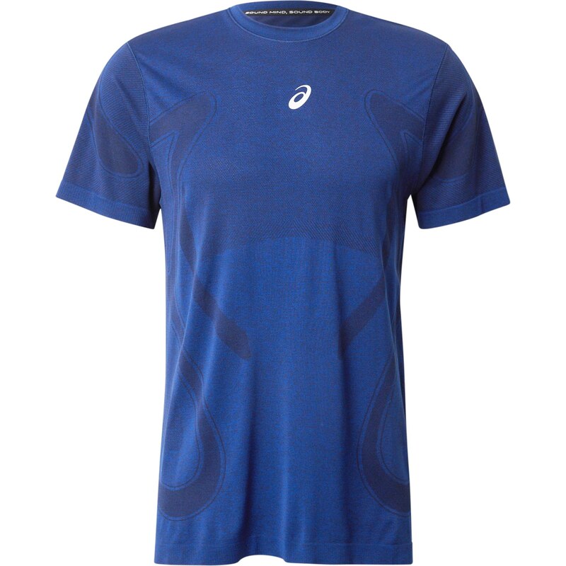 ASICS Funkčné tričko Road modrá / tmavomodrá / biela 64802109