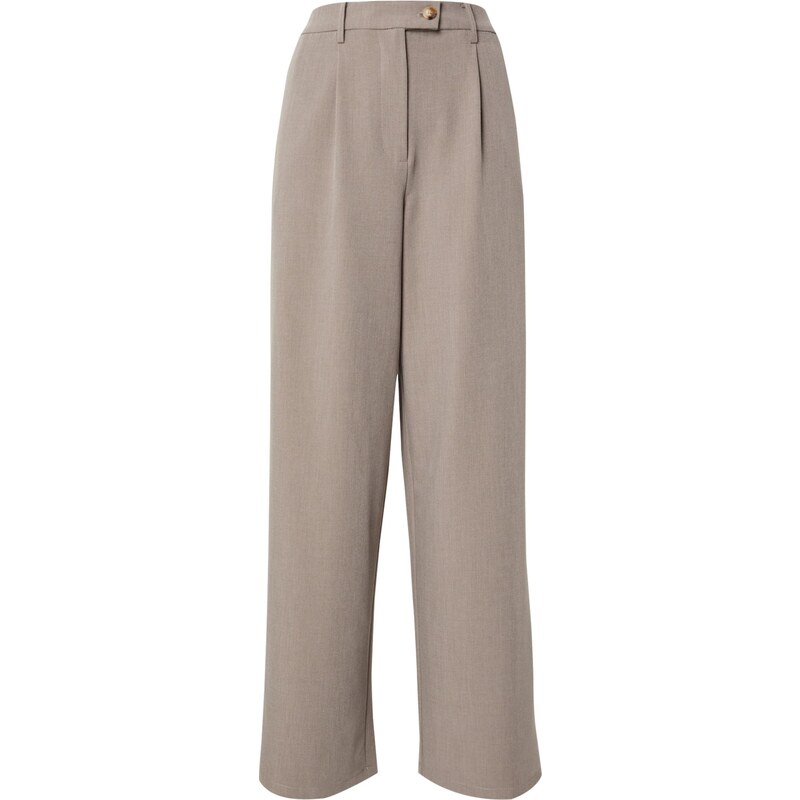 VILA Plisované nohavice VISiffe mokka 65885175