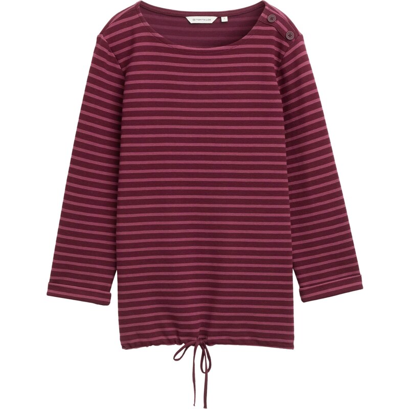 TOM TAILOR Tričko burgundská / pastelovo červená 65654741