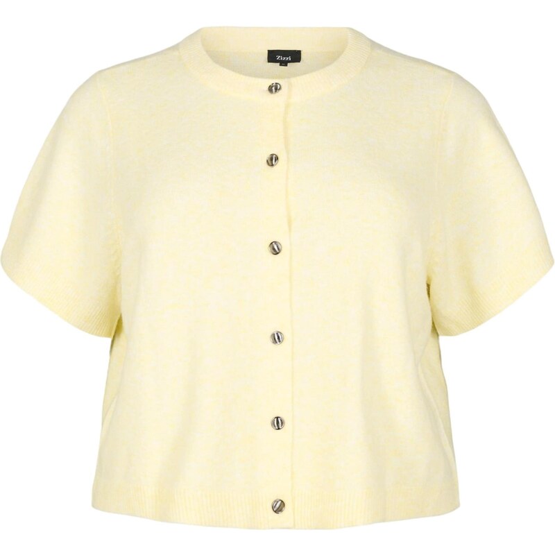 Zizzi Kardigán Cavista svetložltá 65884136