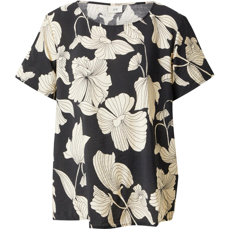 JDY Blúzka JDYTROYA krémová / čierna 65905728