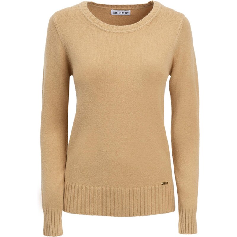Influencer Sveter farba ťavej srsti 65883729