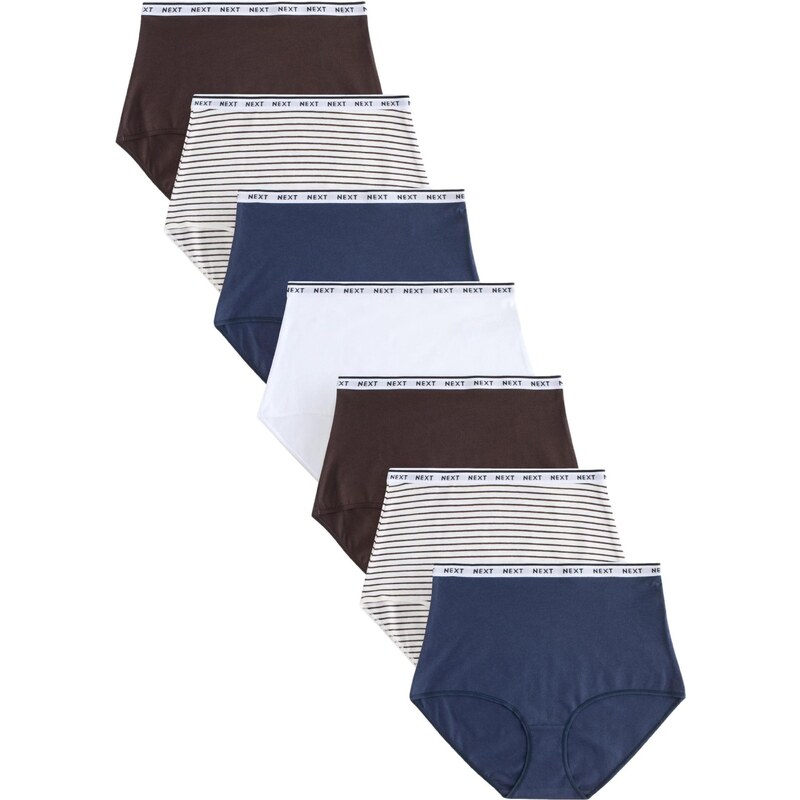 Next Nohavičky tmavomodrá / hnedá / sivá melírovaná / biela 65655881