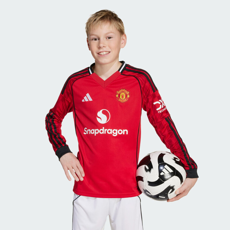 Adidas Detský domáci dres s dlhým rukávom Manchester United 25/26 67084825