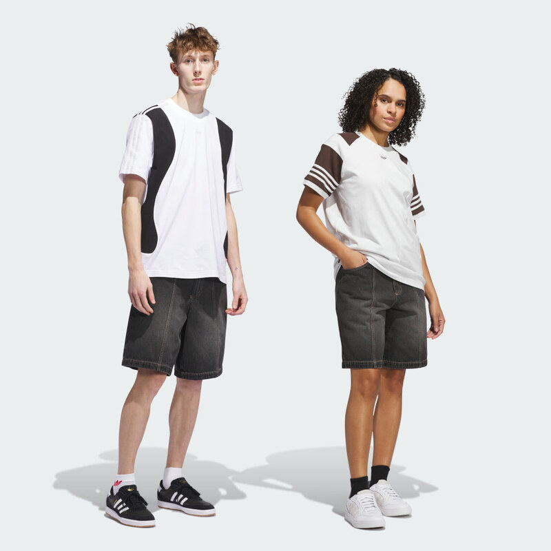 Adidas Denimové krátke nohavice Tyshawn 64819628