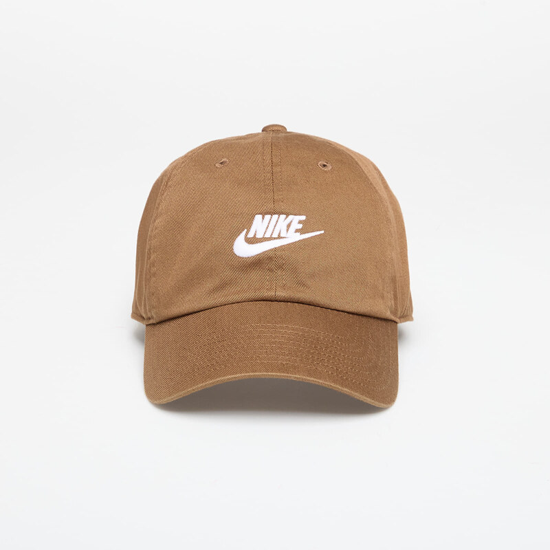 Šiltovka Nike Club Unstructured Futura Wash Cap Mosswood Brown/ White 64600082