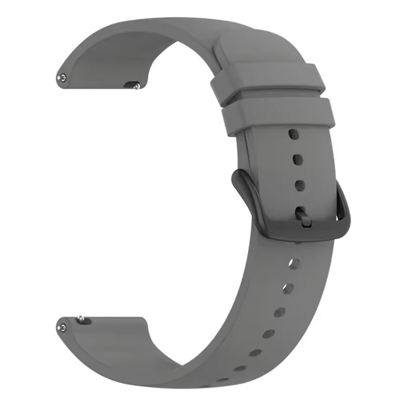 Madvell Silikónový remienok sivá s hranatou sponou 20mm 64901418