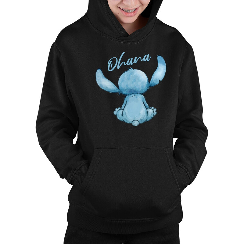 E-shop Garibald Ohana - detská mikina s kapucňou pre fanúšikov lilo a
