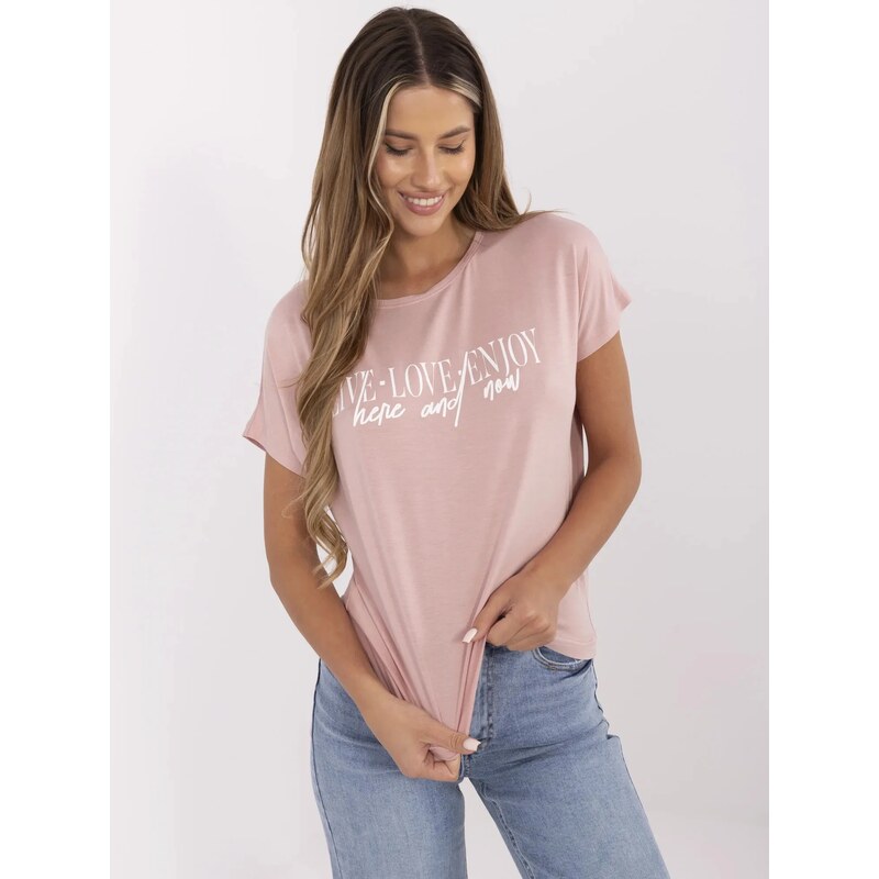 FPrice Tričko D12100M02737A svetlo ružová 64601791