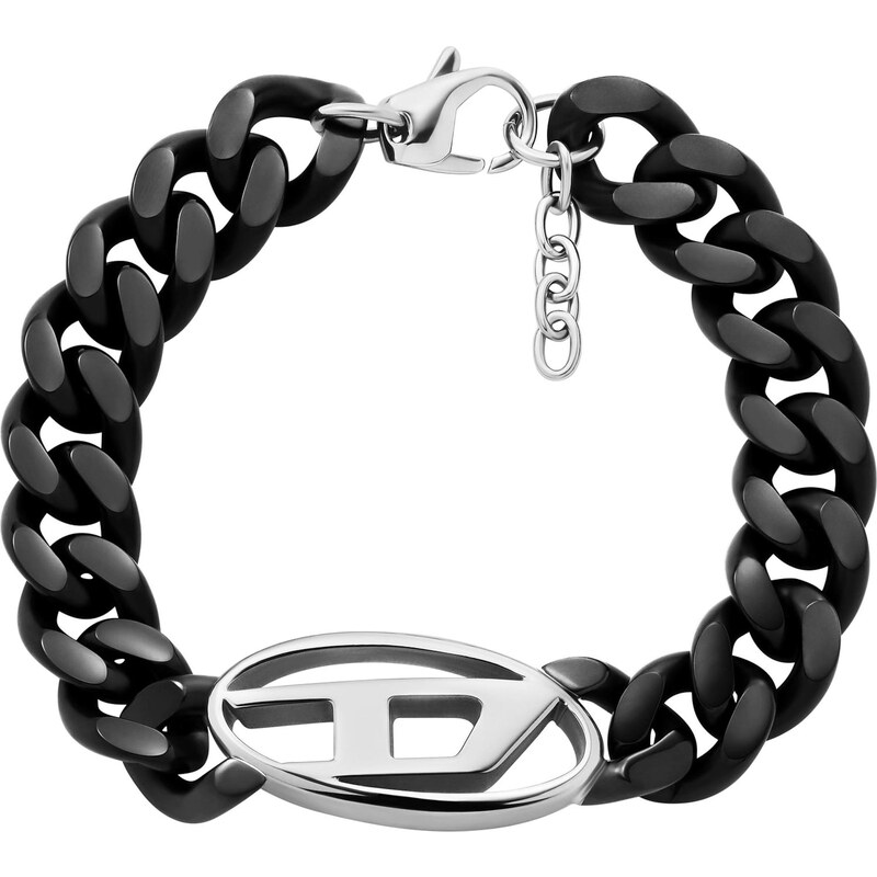 DIESEL Náramok čierna / strieborná 65292402