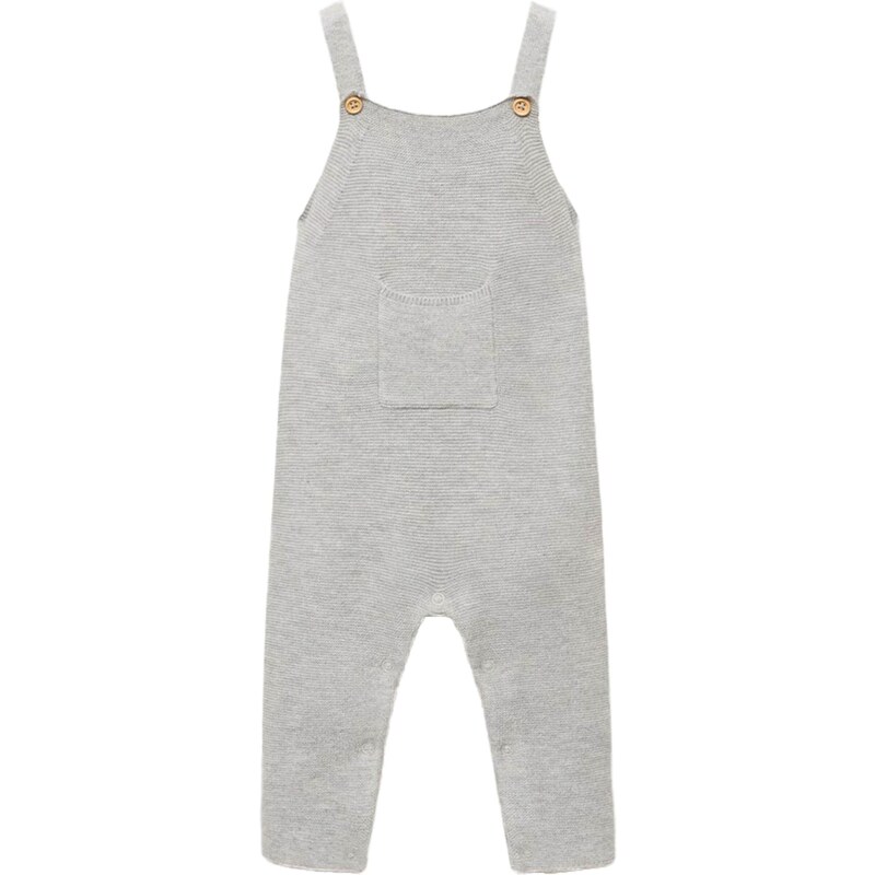 MANGO KIDS Nohavice na traky YORK1 sivá 65133632