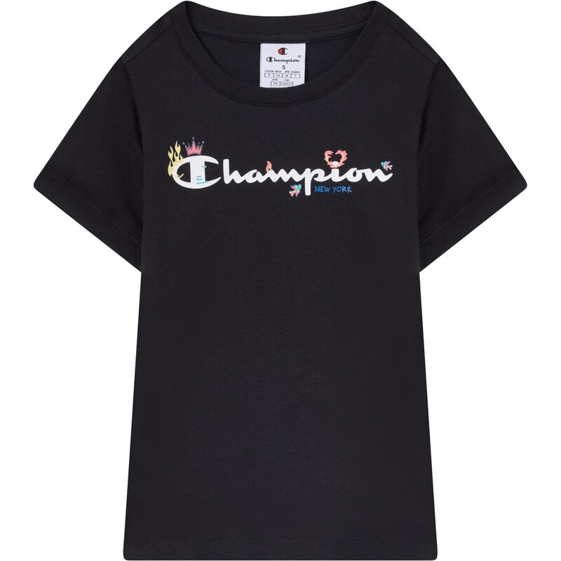 Champion Authentic Athletic Apparel Tričko modrá / oranžová / čierna / 64883001