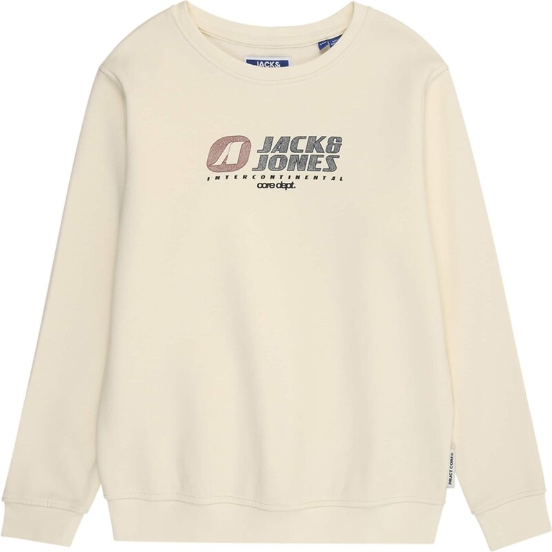 Jack & Jones Junior Mikina JCOTIER krémová / námornícka modrá / 64746790