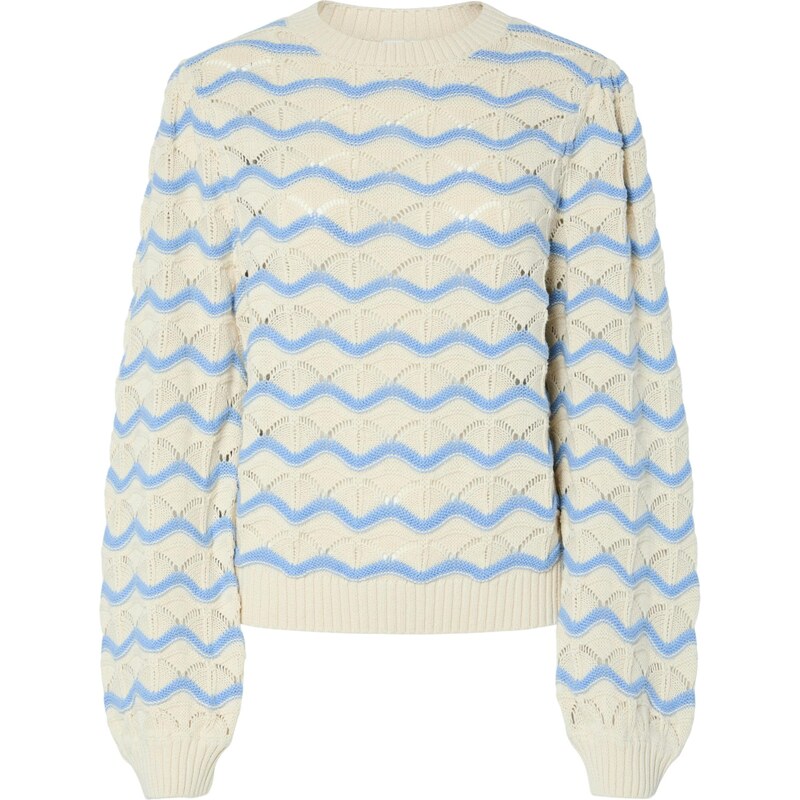 YAS Sveter YASVIMA nebielená / svetlomodrá 65885336