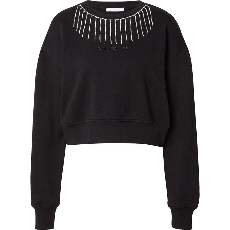 PATRIZIA PEPE Mikina čierna 65658380