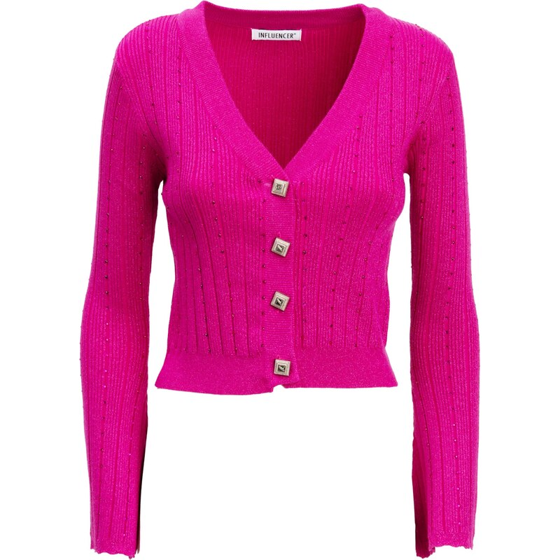 Influencer Kardigán ružová 65883827