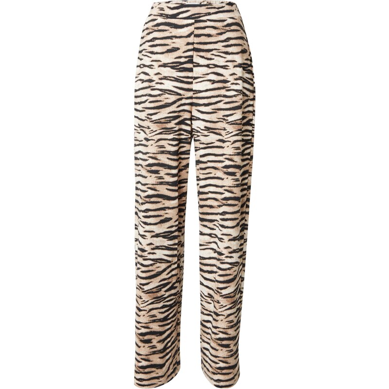 VILA Nohavice VILEOA farba ťavej srsti / nebielená / čierna 65884499