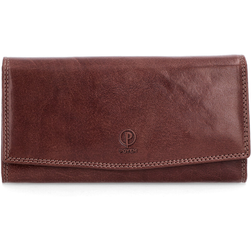 Dámska kožená peňaženka Poyem hnedá 5215 Poyem H 17715120