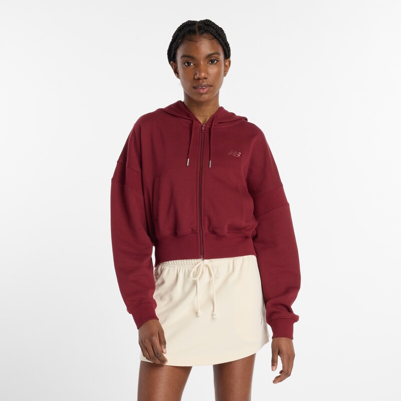 Dámska mikina New Balance WJ51506MHB – bordová 66211111