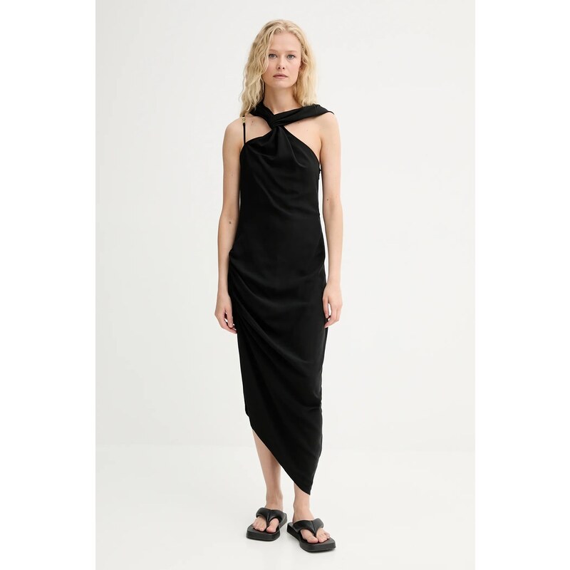 Šaty s prímesou ľanu Renewed creative upcycling 64721793