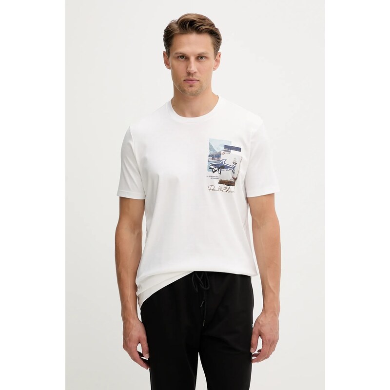 Bavlnené tričko Paul&Shark Knitwear 64722691